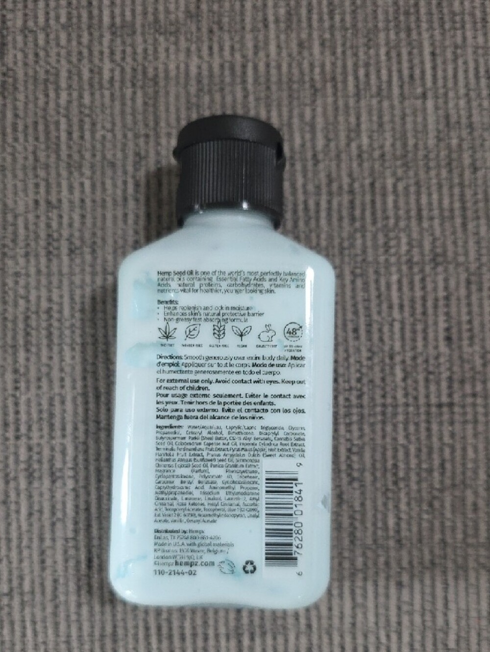 Hempz Travel Size Body Lotion Set, 2.25oz. Each, New, 5 Bottles - Picture 7 of 9